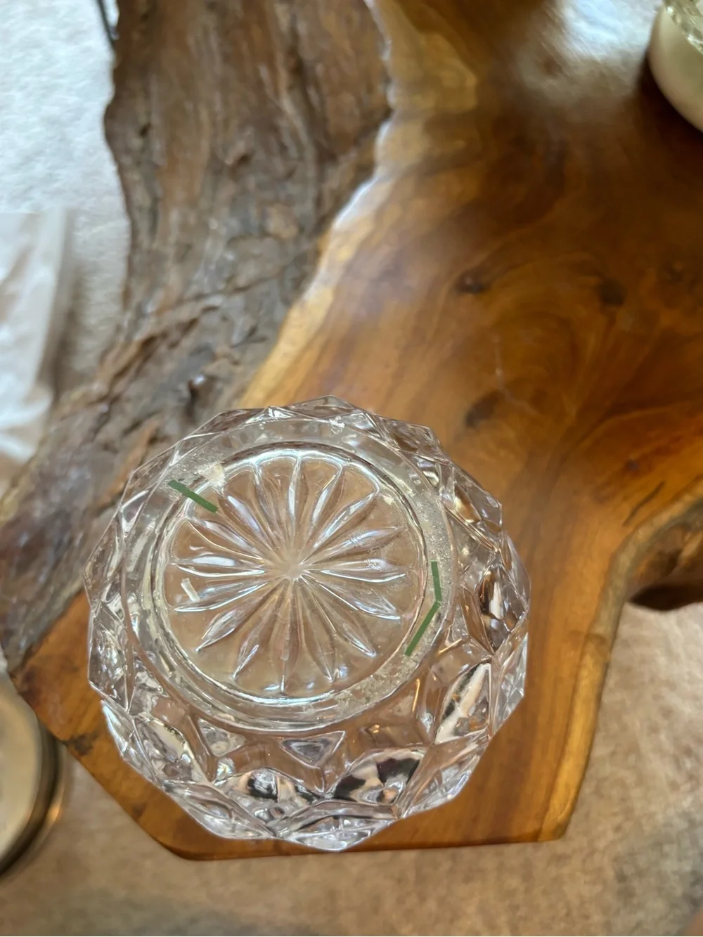 Fostoria, American crystal rose bowl vase